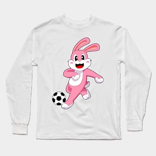 Rabbit Soccer player Soccer Long Sleeve T-Shirt